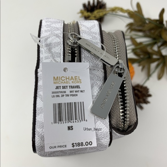 Michael Kors JST Large Double Zip Travel Pouch - Picture 2 of 8